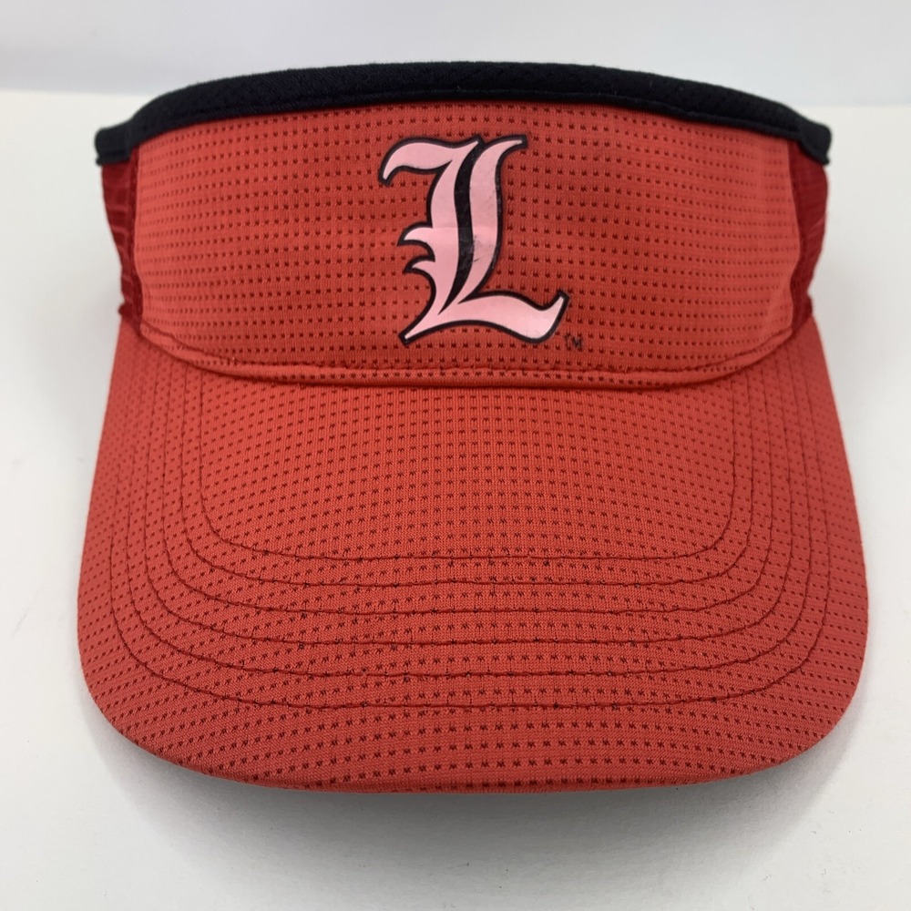Louisville Cardinals Visor Red Adjustable Snap Hat Cap Top of the World TOW